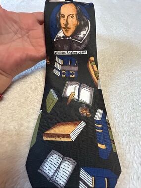 🎁3 for $30 - William Shakespeare Necktie